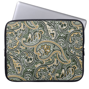 vintage Paisley orientalisk etnisk Mönster Seamles Laptop Fodral