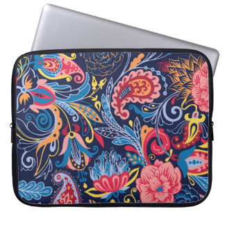 Vintage Paisley Seamless Mönster Design Laptop Fodral