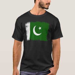 Vintage Pakistansk Flagga Pakistans Självständighe T Shirt