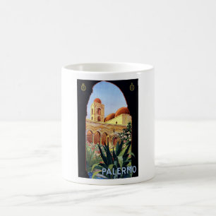 Vintage Palermo Sicilia Kaffemugg