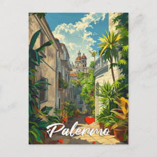 Vintage Palermo  Vykort