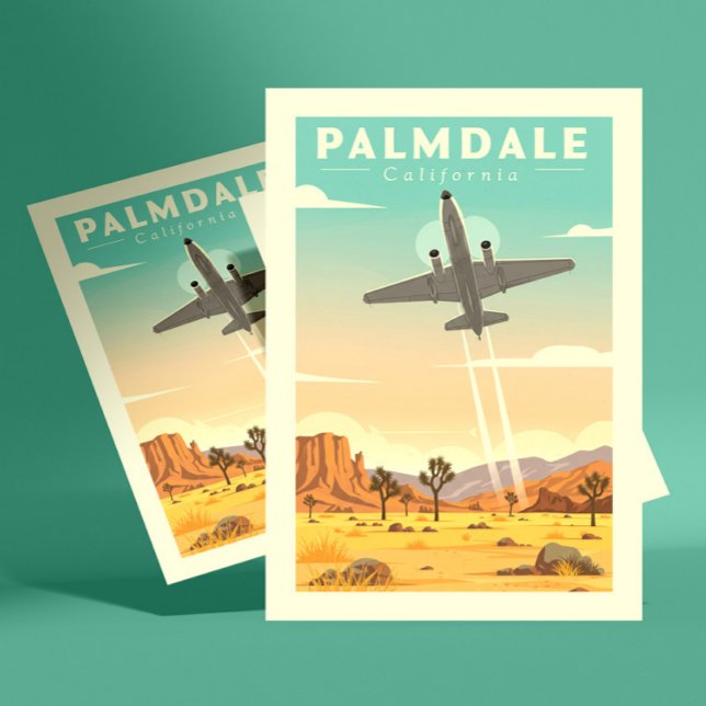 Vintage Palmdale California Vykort (Skapare uppladdad)