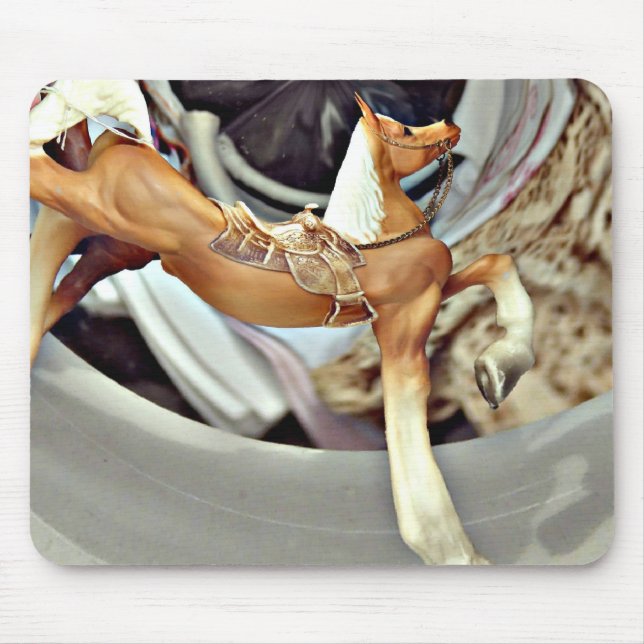 Vintage Palomino Horse Digital Art Musmatta (Framsidan)