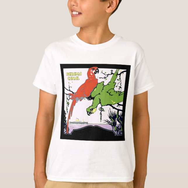 Vintage Panama Canal Travel Tee (Framsida)