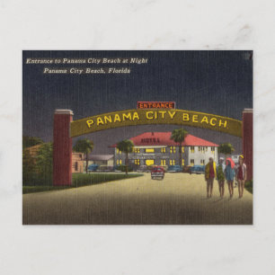 Vintage Panama City Beach, Florida Vykort