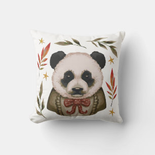 Vintage Panda Charm Kudde