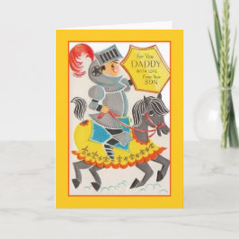 Vintage Pappa från Son Fars dag Card Kort
