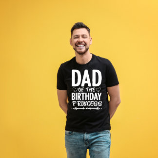 Vintage Pappa i Birthday Princess | Födelsedag T Shirt