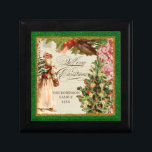 Vintage Pappa jul Candle Träd Helgdag Box Smyckeskrin<br><div class="desc">FÄRG PALETTE: Klassisk julröd, grönt och guld anger tonen för denna samling. KONSTRUKTIONSSAMLING: Vintage jul St. Nicholas med Julgran. Köp det här som en gåva till din egen familj eller som en julklapp till vänner, familj eller medarbetare! Eller som en företagsgåva till företag. Det är så enkelt att anpassa och...</div>