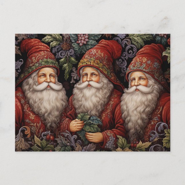 Vintage Pappa jul Vykort (Framsida)