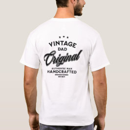 Vintage Pappa Original T-Shirt Back Print
