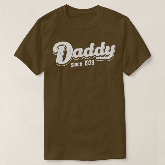 Vintage pappa sedan 1939 t shirt (Design framsida)