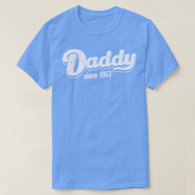 Vintage pappa sedan 1963 t shirt (Design framsida)