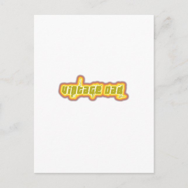 Vintage Pappa vykort (Framsida)