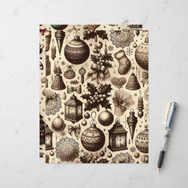 Vintage Papper Ephemera-skrapbok