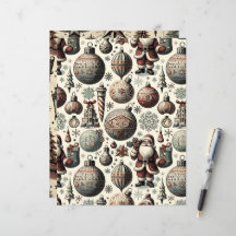 Vintage Papper Ephemera-skrapbok