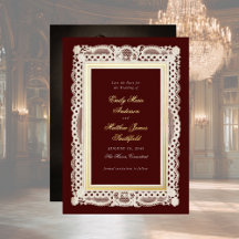 Vintage Pappersspets Foto Bröllop Datera Guld