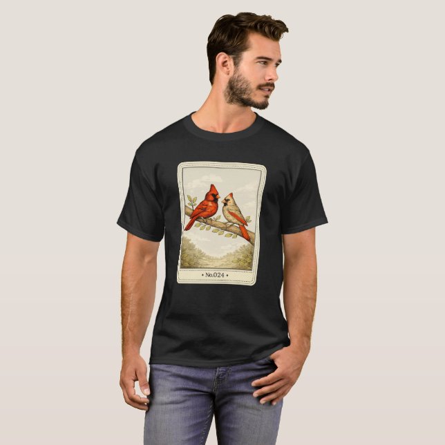 Vintage Par Art T Shirt (Hel framsida)