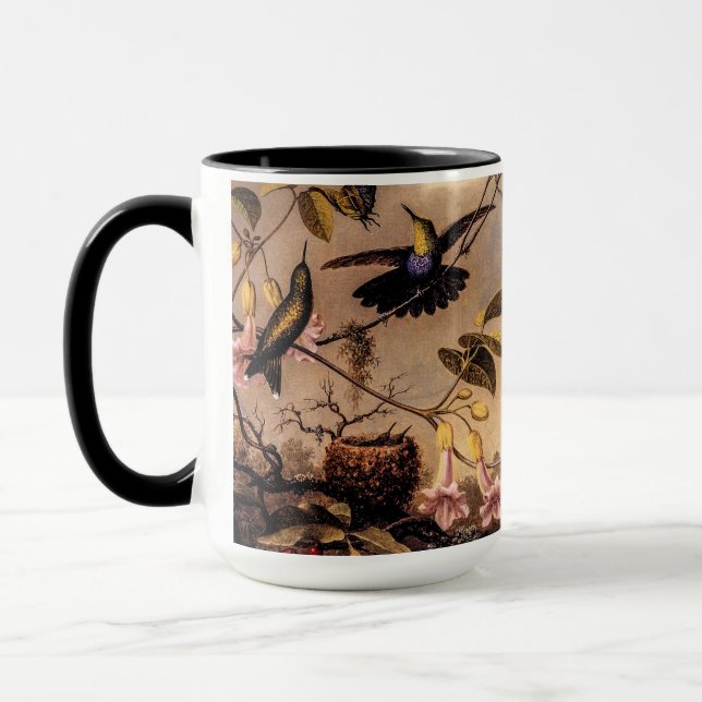 Vintage par Hummingbirds Mugg (Vänster)