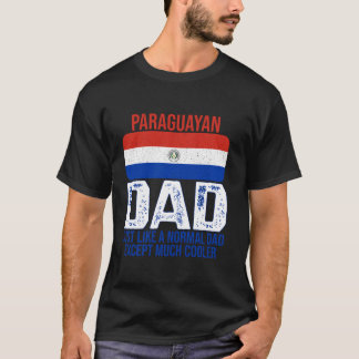 Vintage Paraguayan Pappa Paraguay Flagga för Far T Shirt