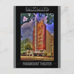 Vintage Paramount Theater Oakland California Vykort
