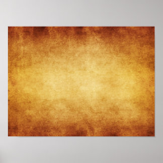 Vintage Parchment Antique Papper Background Anpass Poster