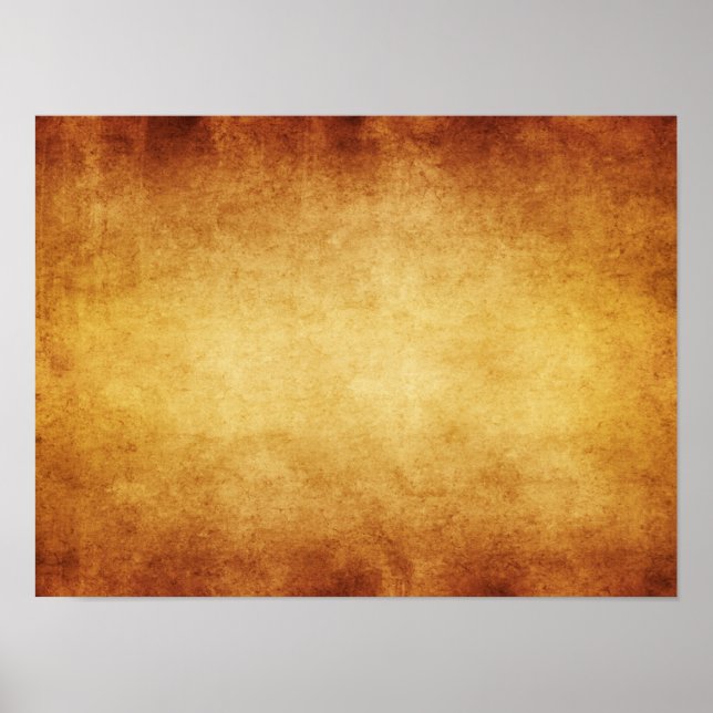 Vintage Parchment Antique Papper Background Anpass Poster (Framsidan)