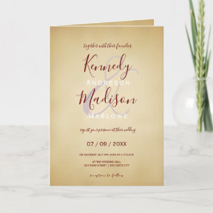 Vintage Parchment Fantastisk Antique Plain Inbjudan