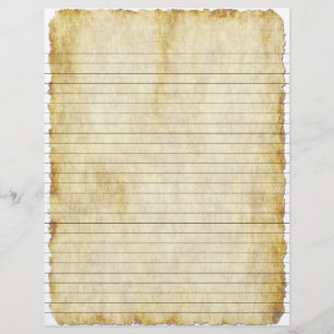 Vintage Parchment-länkad mottagarinfogning
