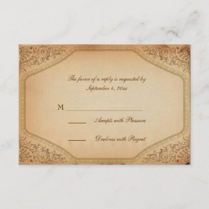 Vintage Parchment Rulla OSA Kort