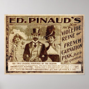 Vintage Parfym Ad från 1899 Poster