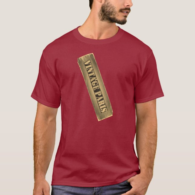 Vintage Paris #1 T-shirt (Framsida)