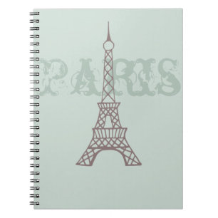 Vintage Paris bärbar dator Anteckningsbok