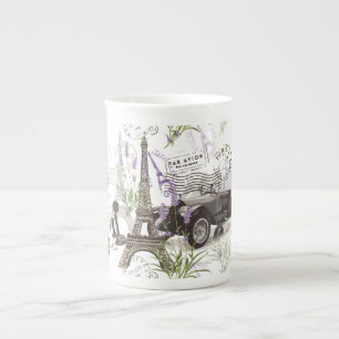 Vintage Paris Benporslin Mugg