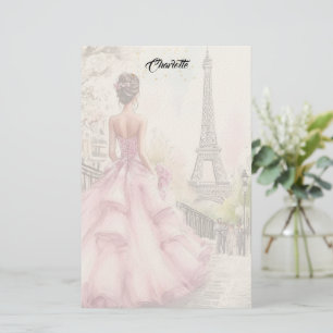 Vintage Paris Brevpapper