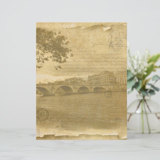 Vintage Paris-bro (Stående Fram)