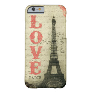 Vintage Paris Barely There iPhone 6 Skal