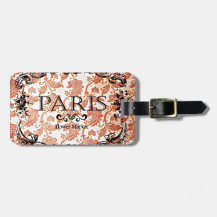 Vintage Paris Damask Bagagebricka