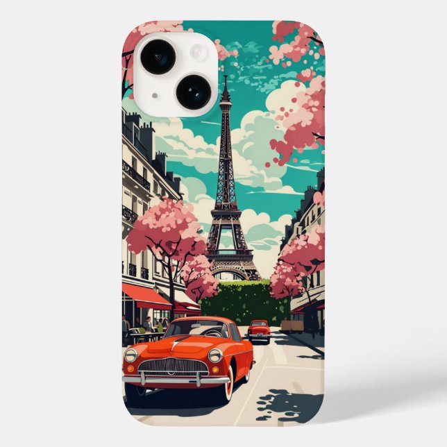 Vintage Paris Eiffel Torn (Baksida)