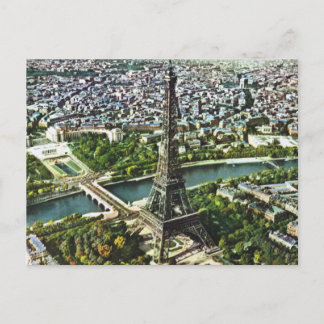 Vintage Paris, Eiffel torn Vykort
