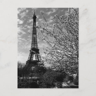 Vintage Paris Eiffel Tower Vykort