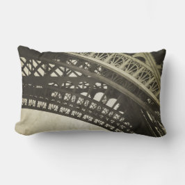 Vintage Paris Eiffeltornet Ländryggskudde Lumbarkudde