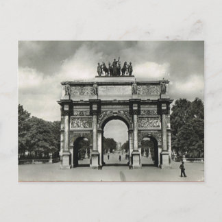 Vintage Paris, Etoile, Arc de Triumphe Vykort