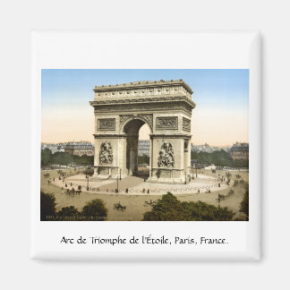Vintage Paris Frankrike, Arc de Triomphe Magnet