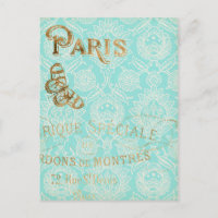 Vintage Paris Guld Design