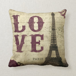 Vintage Paris Kudde