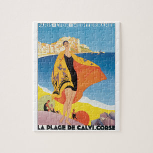 Vintage Paris Lyon Mediterranean Travel Pussel