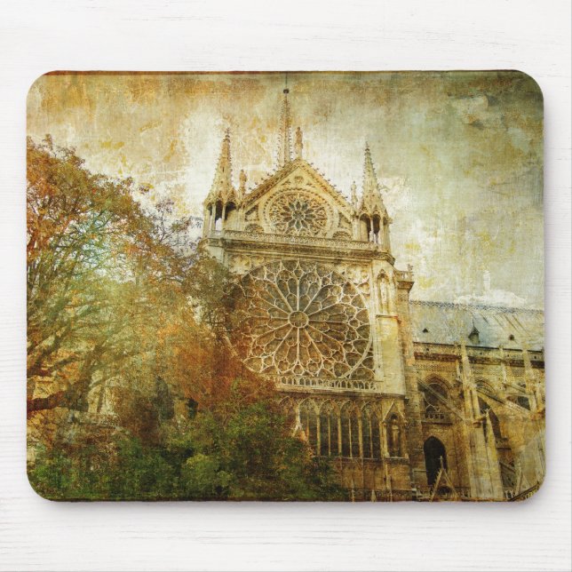 Vintage Paris Mouse Pad Musmatta (Framsidan)