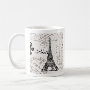 Vintage Paris...mugg Kaffemugg