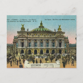Vintage Paris, Opera Vykort